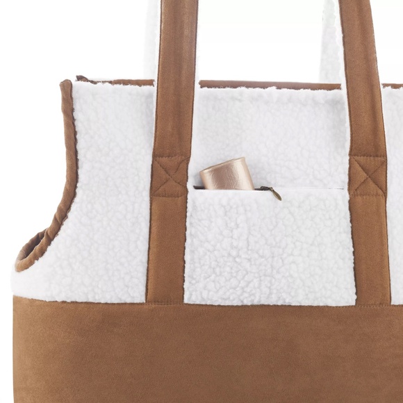 Koolaburra by UGG Faux Suede and Sherpa Pet Carrier - Picture 7 of 9